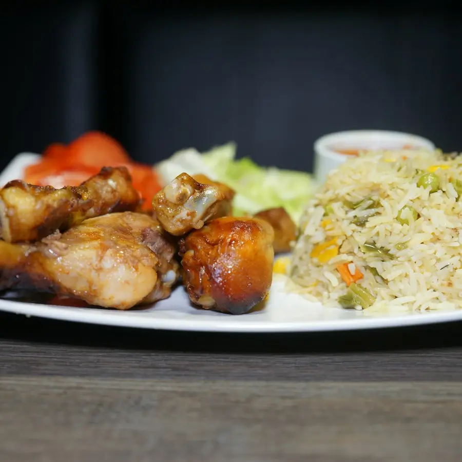 Fried rice & chicken